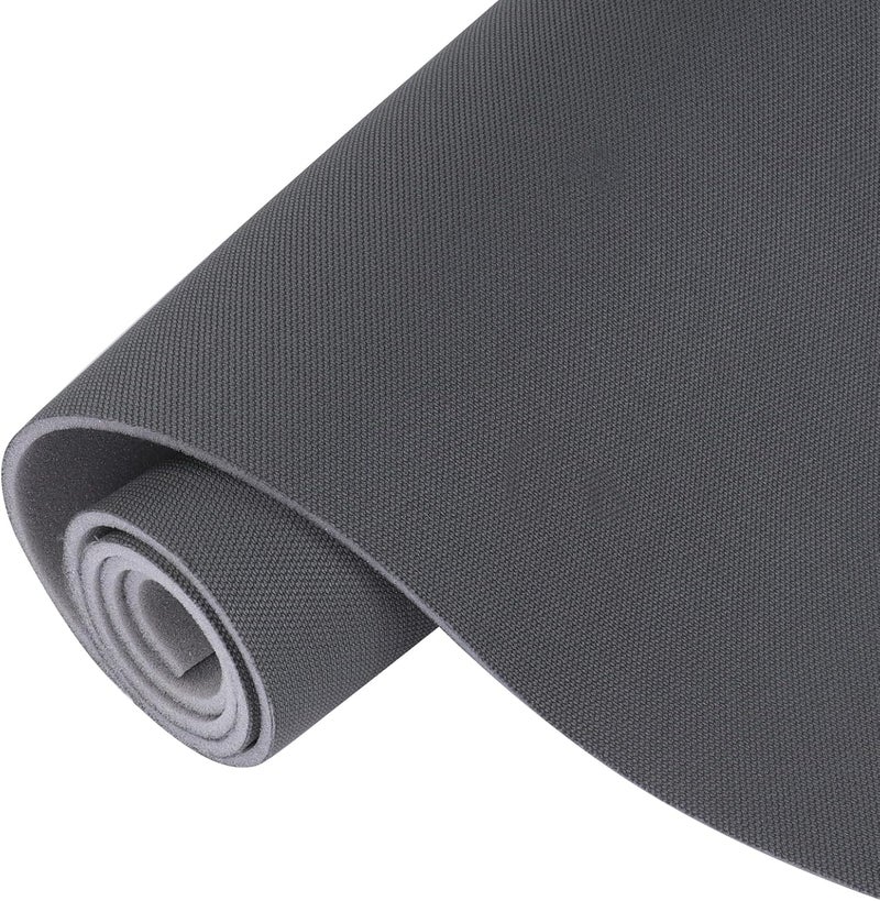 GoldWheel Auto Headliner Fabric Flat Knit Material 72"×60" with 1/9" Foam Backed Car Roof Upholstery Fabric, Automotive Interior Headliner Repair Materials for All Vehicles Boat Home, Dark Gray - Image 2